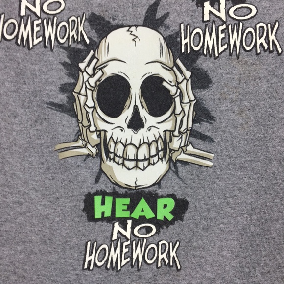 Boys Homework Graphic Tee - Picture 6 of 7